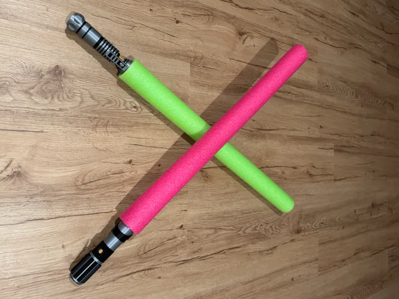 Light & Dark Side Pool Noodle Light Saber Handles