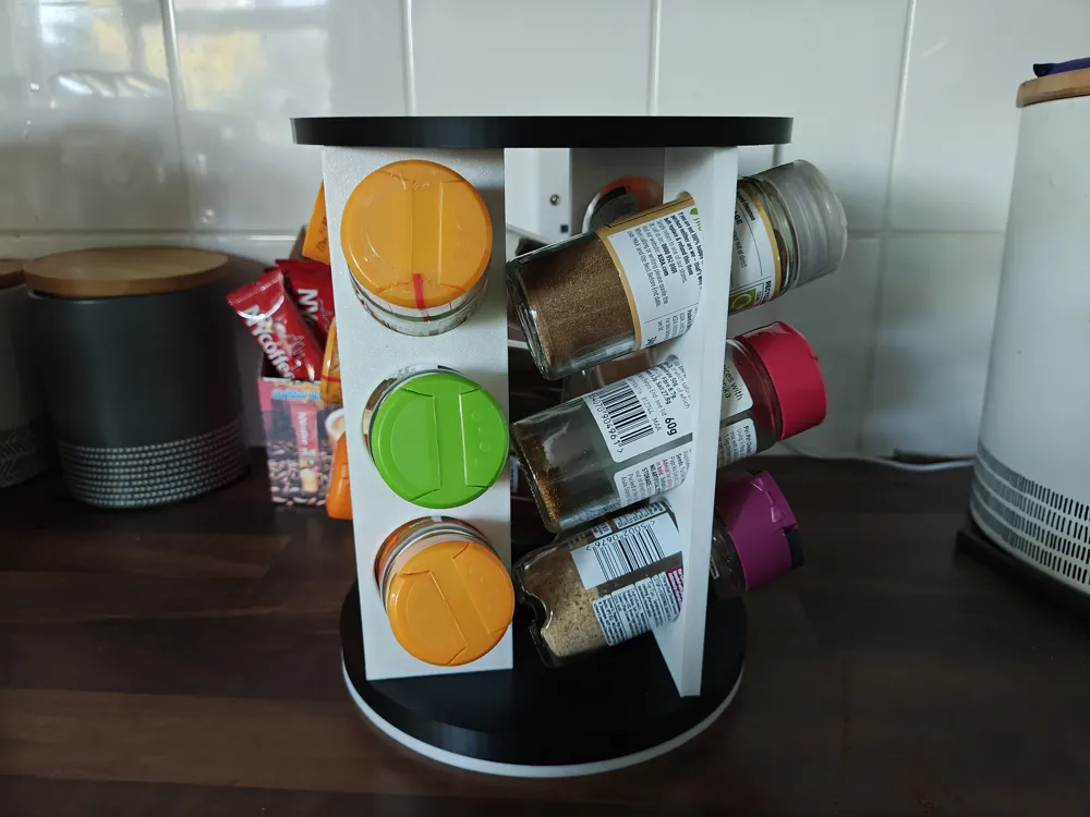 Rotating Herb And Spice Rack - Free 3D Print Model - MakerWorld