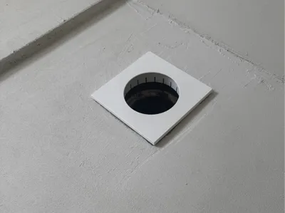 Floor Drain - mudding/plaster protector