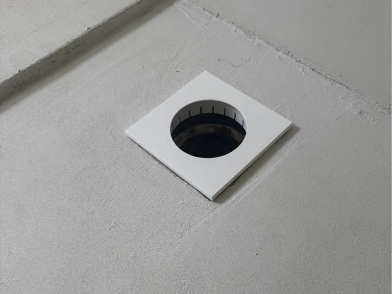 Floor Drain - mudding/plaster protector