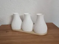 Schale für 3 Vasen