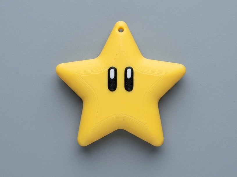 Super Mario Star - Keychain - No AMS - 4cm