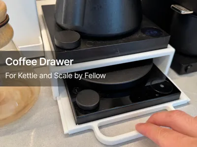 Kettle and Scale Drawer (Brand: Fellow)