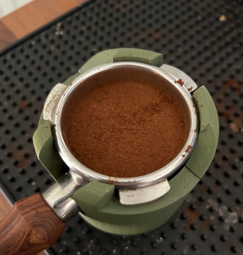 Porta Filter Tamping Station