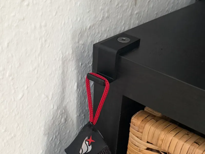 Ikea kallax towel holder