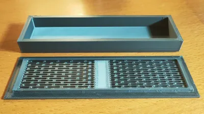 Silicate gel drying box in two versions