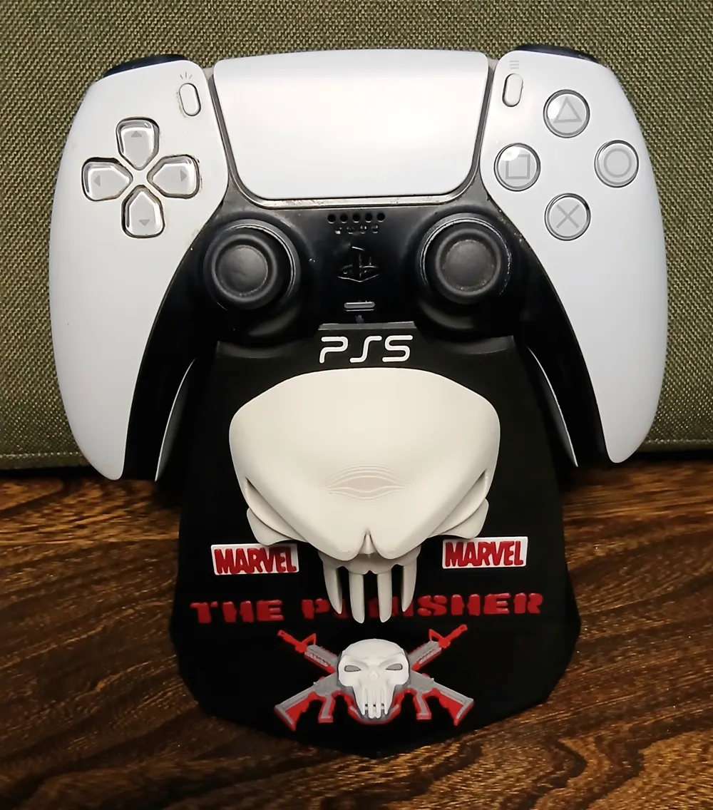 The Punisher PS5 Controller-Halter – Kostenloses 3D-Druckmodell ...