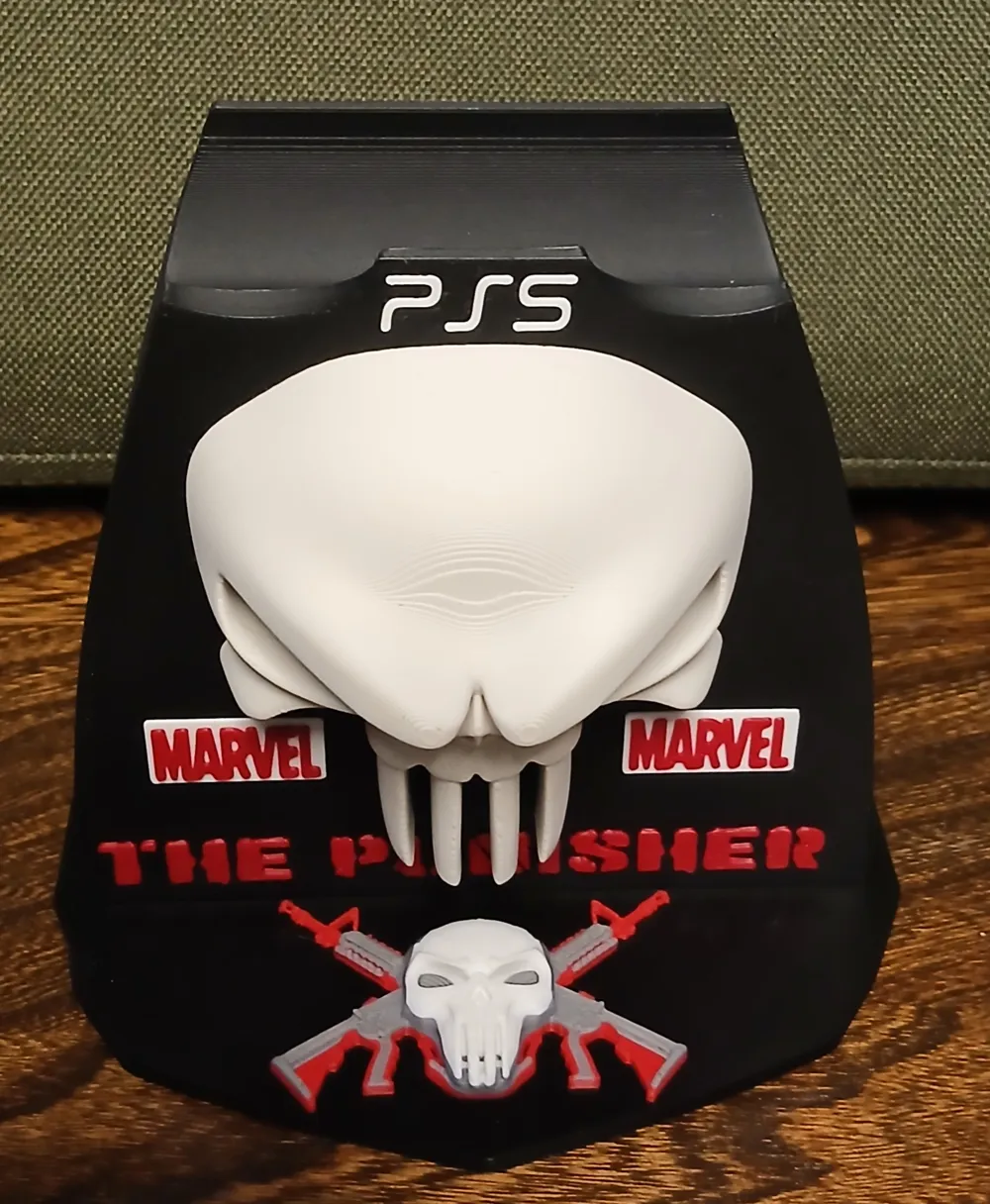 The Punisher PS5 Controller-Halter – Kostenloses 3D-Druckmodell ...
