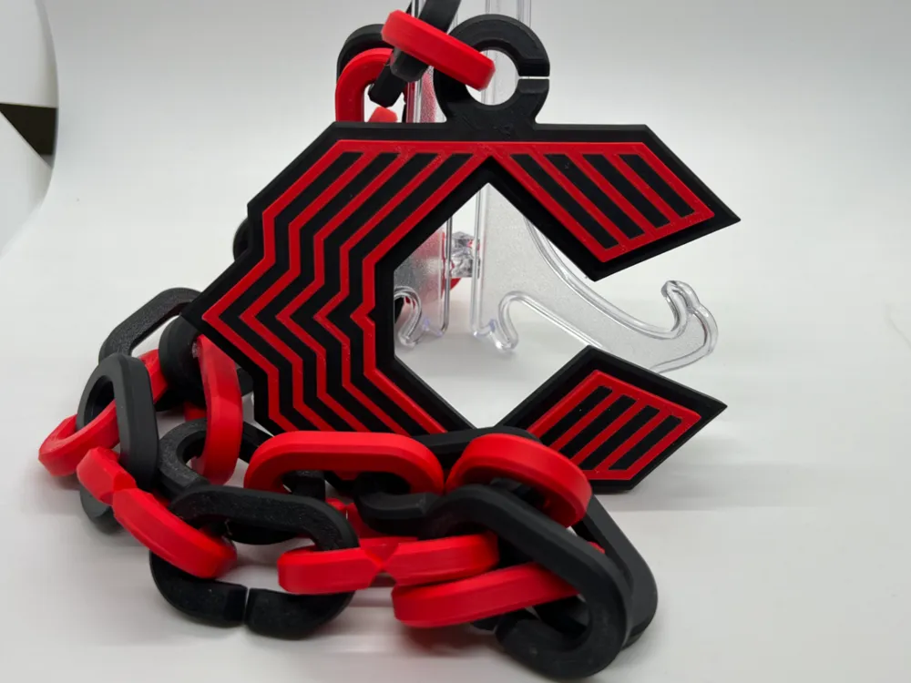 Cincinnati Reds City Connect Oversized Chain - Free 3D Print Model ...