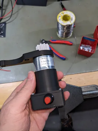 Pastamatic Motor Enclosure for CQRobot geared DC-Motor and RUNCCI-YUN DC Controller
