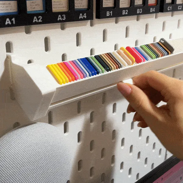 Skadis Swatch Holder for "Linear Filament Swatch"