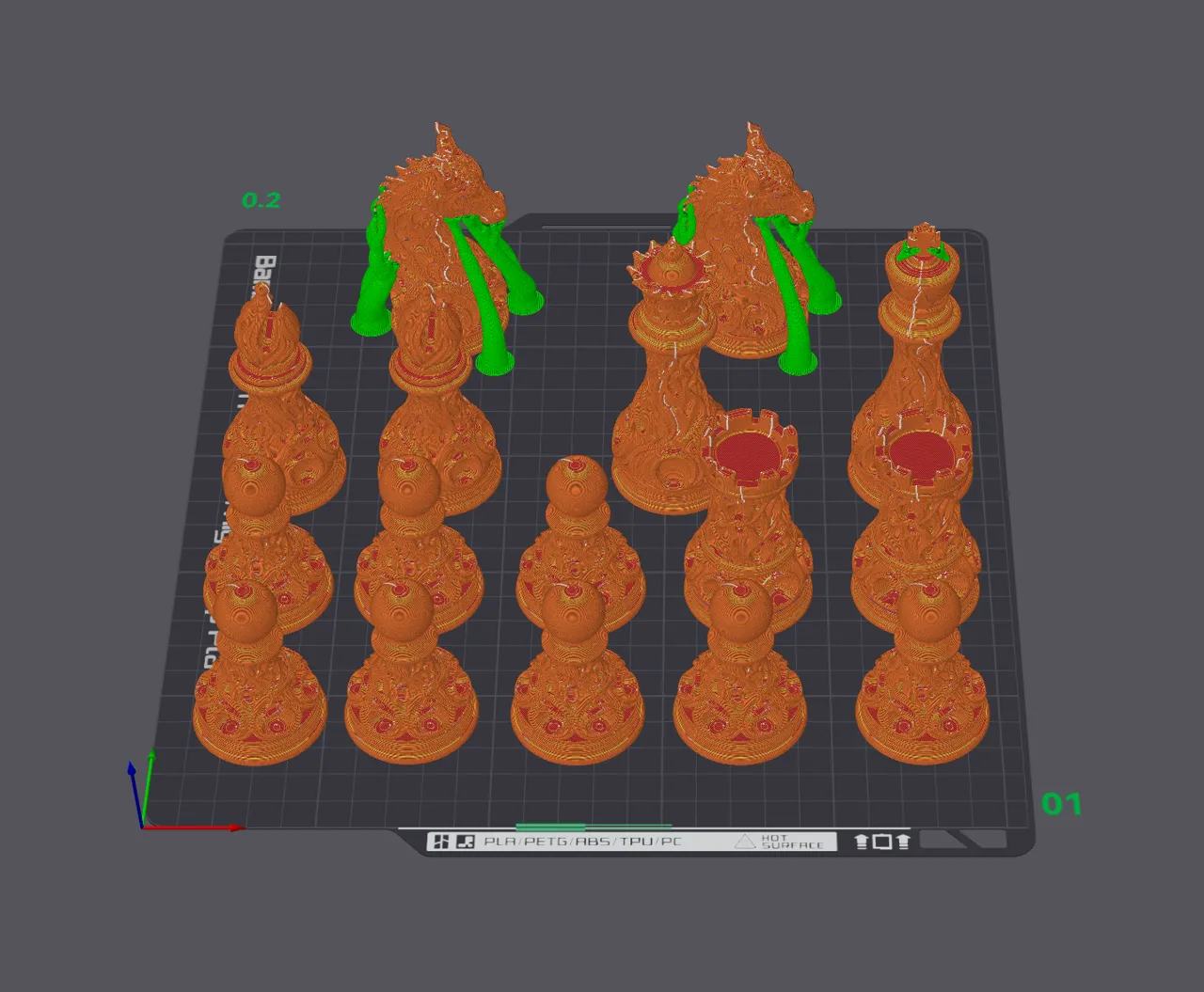 Drago Chess Set view 4