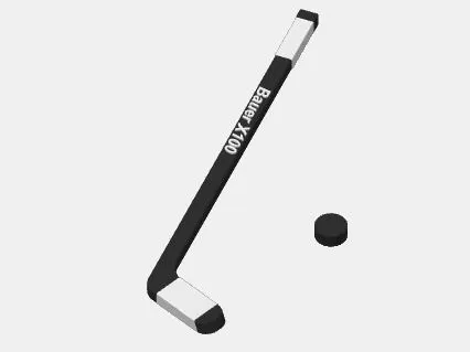 Eishockey Schläger & Puck/Ice hockey stick & puck