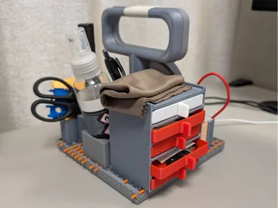 The "Pack-Away" Desk Organizer (EDC)