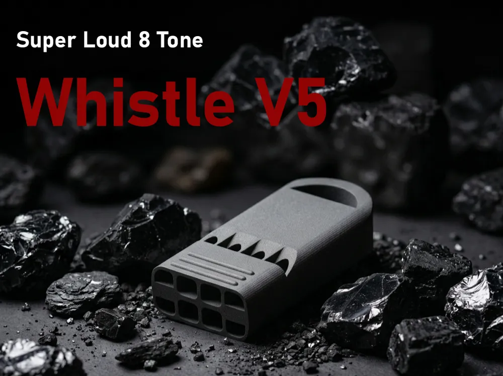 Soporte: Super Loud 8 tone Whistle - Thunderstorm V5. Referencia del modelo original.