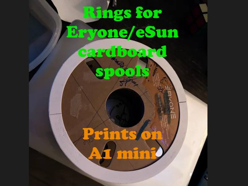 Ring for Eryone/eSun cardboard spools - A1mini