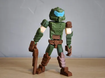 Pieza para disfraz o exhibición: Blank Man 10 - Doom Slayer Edition — vista de referencia 4
