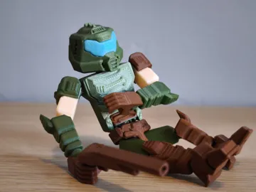 Pieza para disfraz o exhibición: Blank Man 10 - Doom Slayer Edition — vista de referencia 5