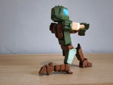 Pieza para disfraz o exhibición: Blank Man 10 - Doom Slayer Edition — vista de referencia 3