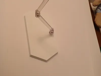 Figure stand with hole - base only