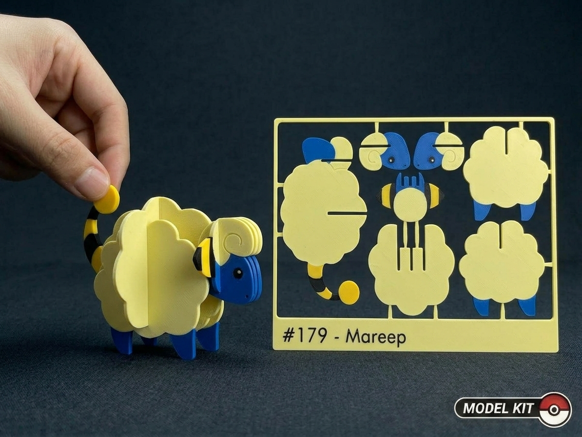 Pokemon #179 - Mareep kit card - 1