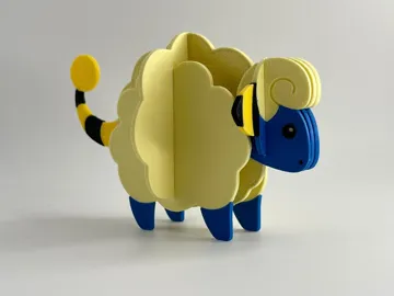 Figura decorativa: Pokemon #179 - Mareep kit card — vista de referencia 4