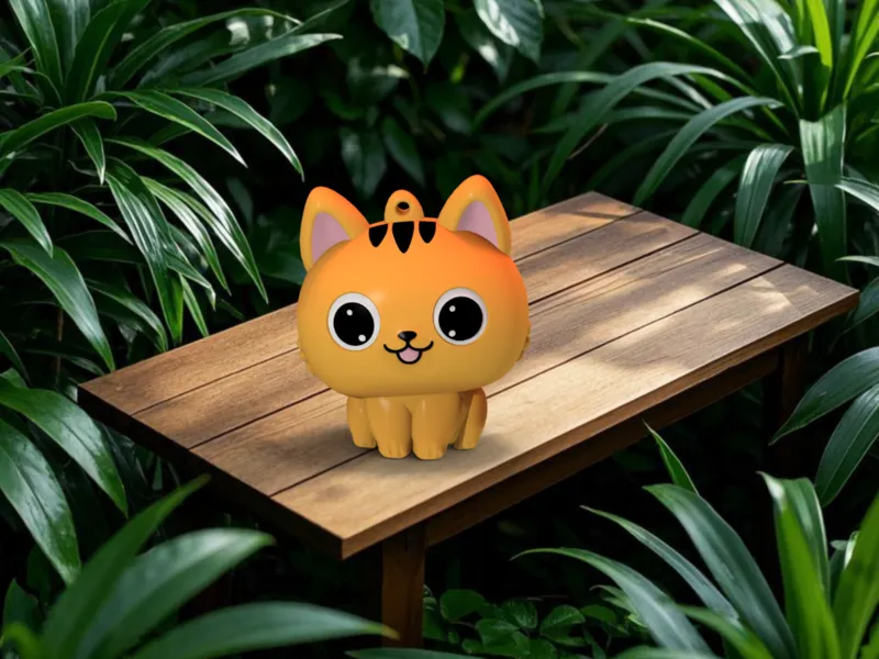 小猫钥匙挂件