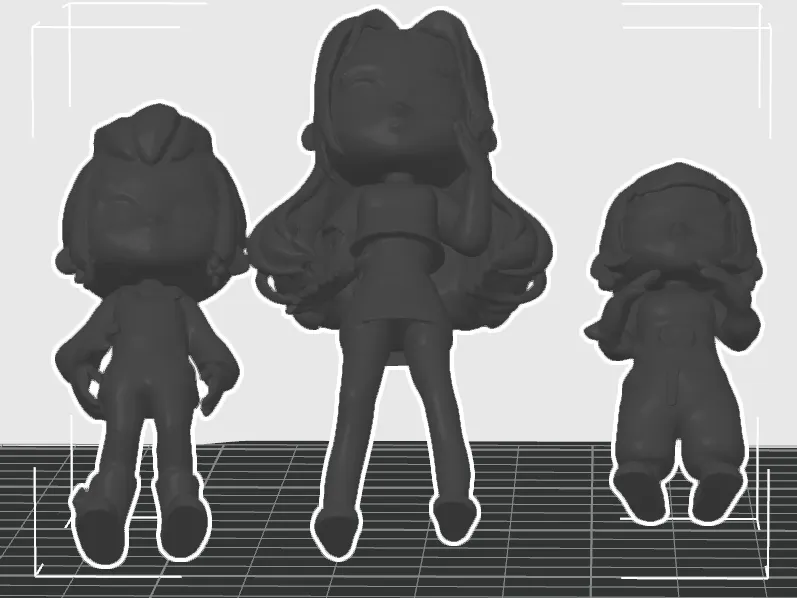 Mini Demon Hunter Model - Mira and Zoey