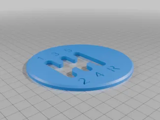Simsonn 5 speed H-shifter plate