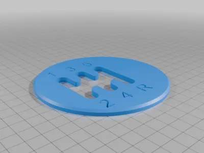 Simsonn 5 speed H-shifter plate