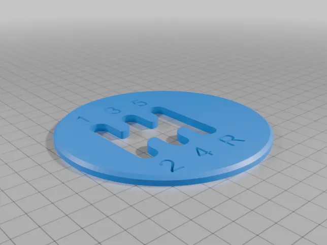 Simsonn 5 speed H-shifter plate