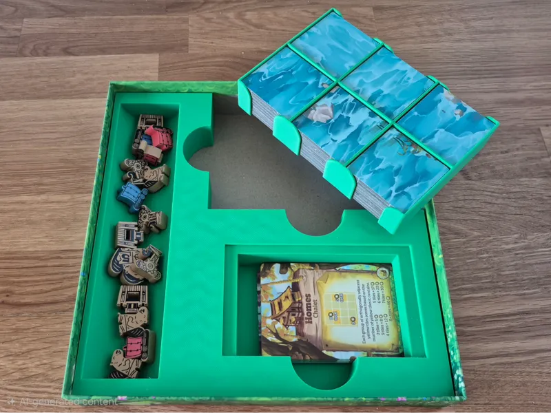 Timber Town Board Game Insert