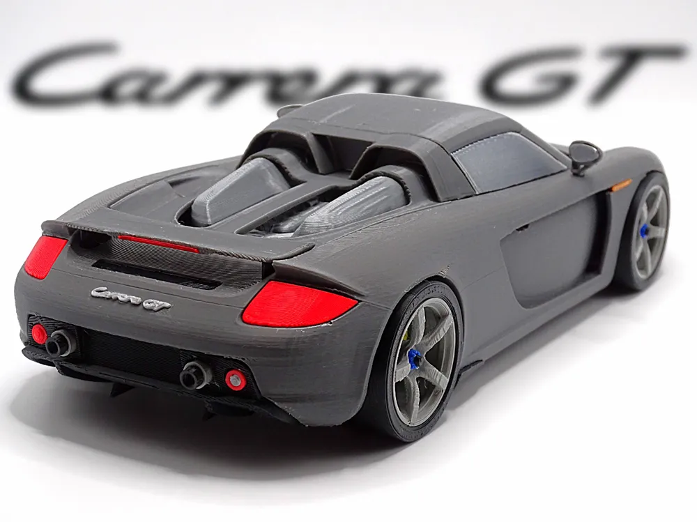 Porsche Carrera GT Scale 1:19 - Free 3D Print Model - MakerWorld