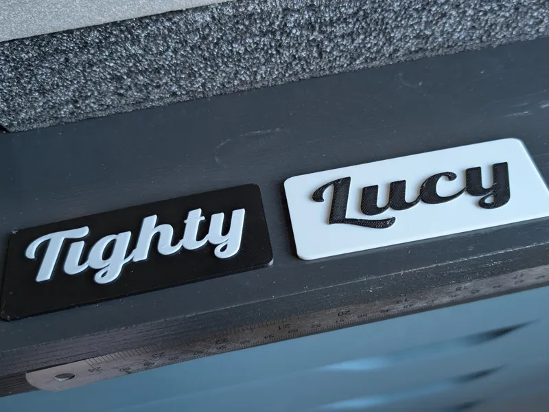 H2D AMS Names - Tight & Lucy