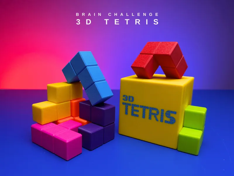 3D TETRIS - DESK GAME - BRAIN CHALLENGE