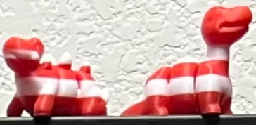 Candy Cane-o-saurus Ornament