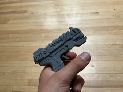 Futuristic Sci-Fi Blaster Prop