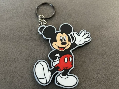 Llavero: Mickey Mouse Keychain — referencia de MakerWorld