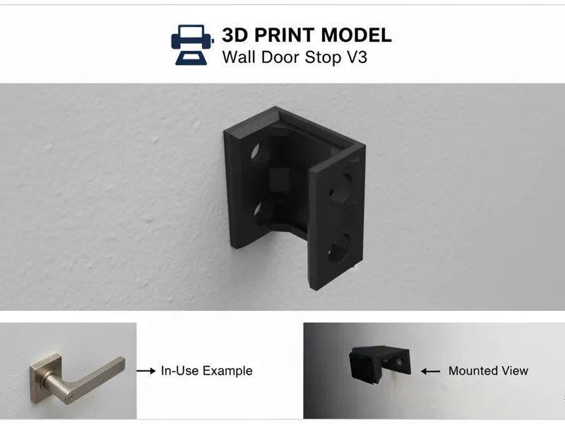 Wall Door Stop V3