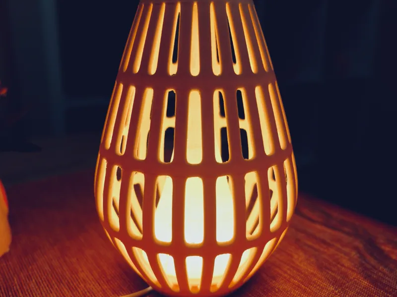 Bamboo Lamp for LED Lamp Kit 001