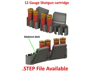 STEP 12 Gauge cartridge holder for belt