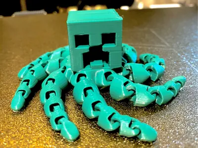 Minecraft creeper octopus
