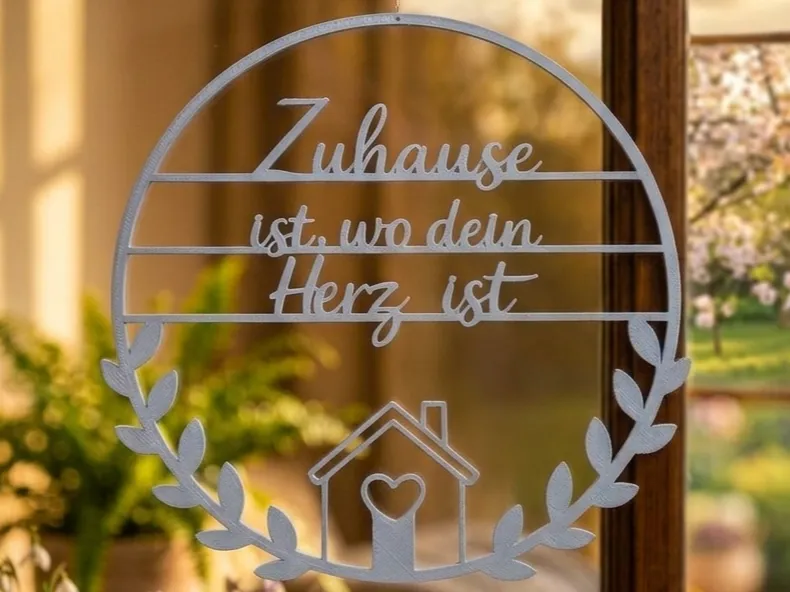 Zuhause ist, wo dein Herz ist | Kranz