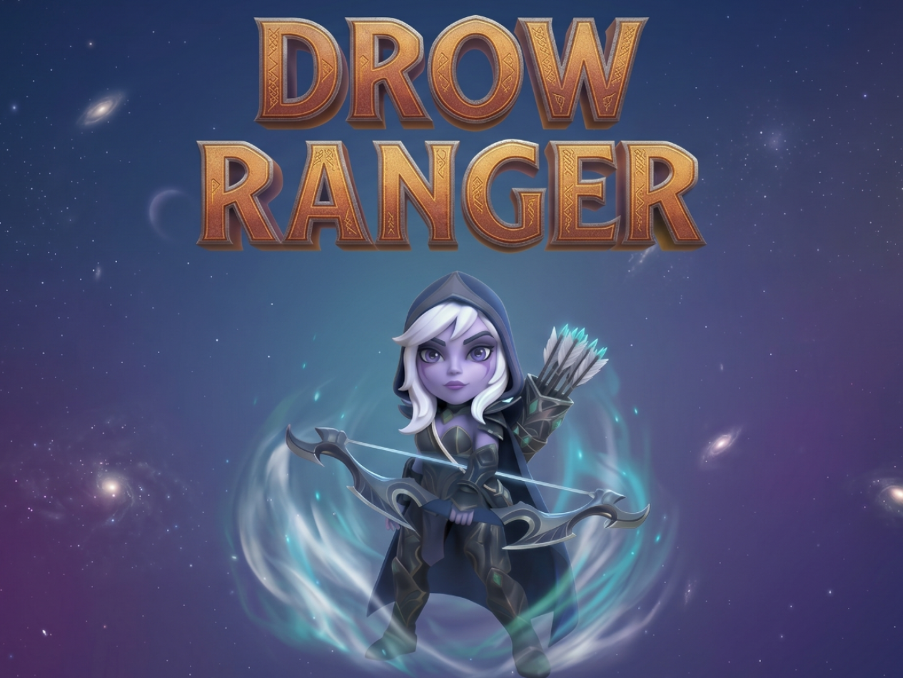 DOTA 2 DROW RANGER CHIBI STYLE