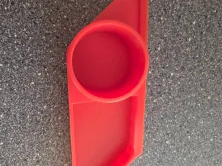 Fendt armrest cupholder/storage