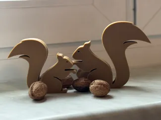 Eichhörnchen Herbst Dekoration