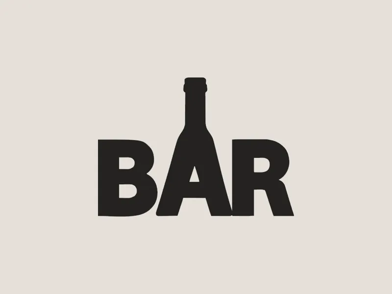 Modern BAR Wall Decor