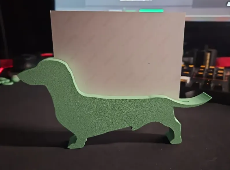 Dachshund photo frame - Free 3D Print Model - MakerWorld