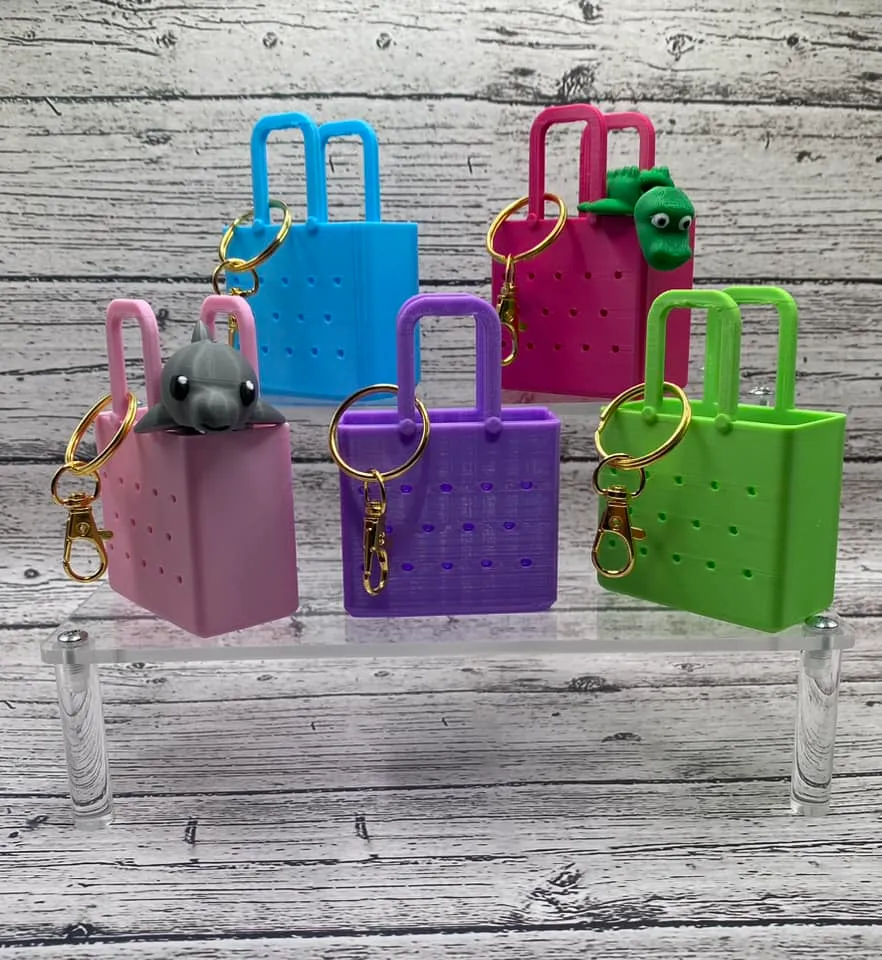 Mini Bogg Bag Keychain view 2