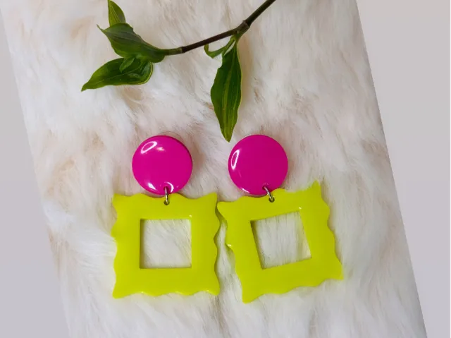 Geometric shape earring